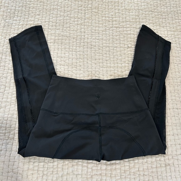 Black Lululemon Leggings Size 6 - Picture 3 of 5